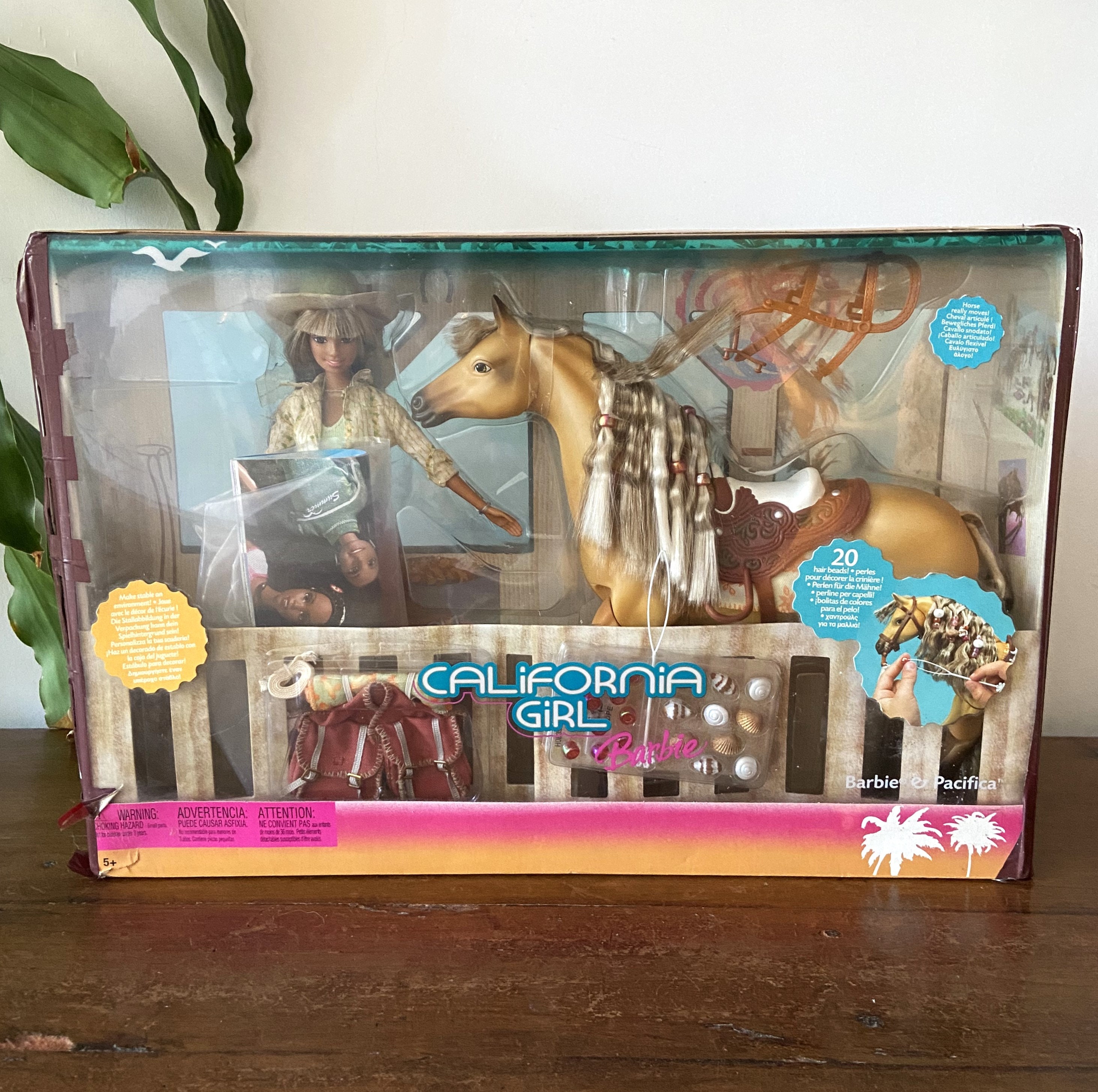 Barbie california girl horse hotsell