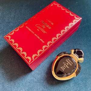 Fantastic Vintage RARE Original Perfume Parfum Panthère de CARTIER in Presentation Box