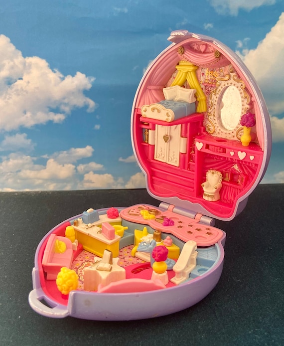 Carte Polly Pocket PollyVille Vintage Mattel - 60 X 90 Cm, Décor De Jeu