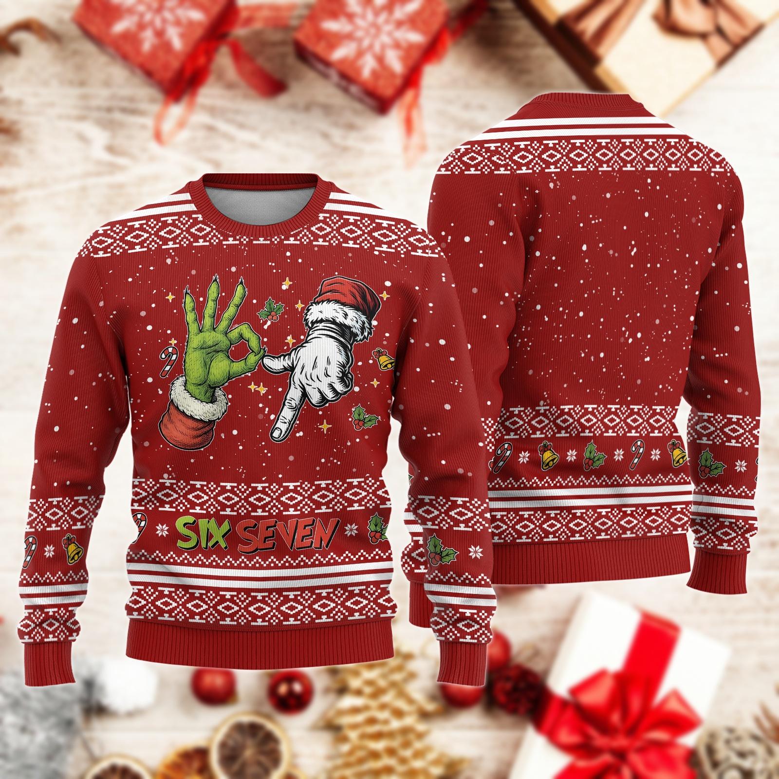 Discover Green Monster Ugly Christmas Sweater, Funny Character Sweater, Holiday Gift For Men Women, Xmas Festive Gift