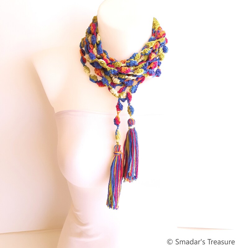 The Daily Chain Woven Scarf Necklace