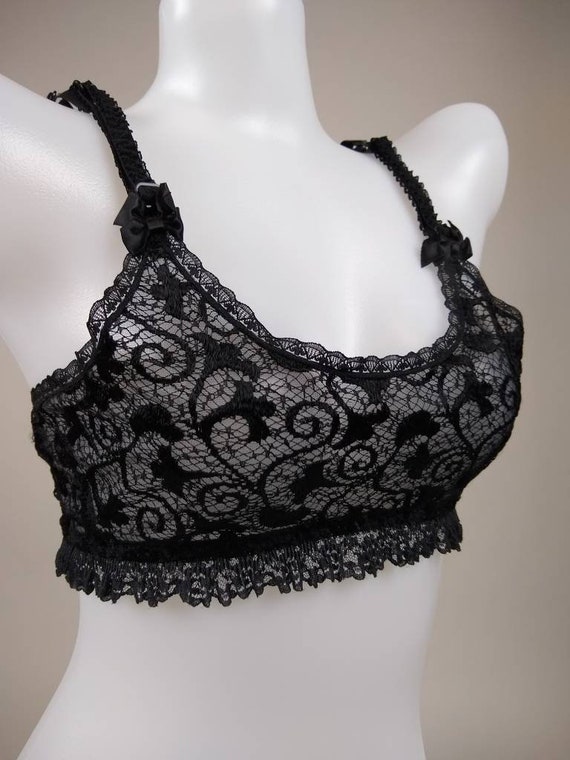 gold lace bralette