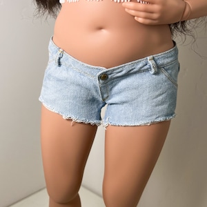 Smart Doll Pear Jean Shorts Light Wash *Doll not Included*