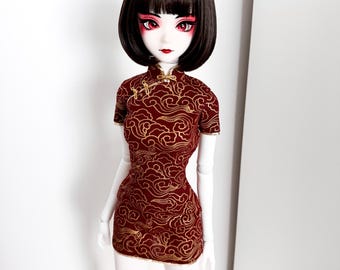 Qipao Cheongsam traditionele Chinese jurk voor smart doll klassiek of peer *pop niet inbegrepen*