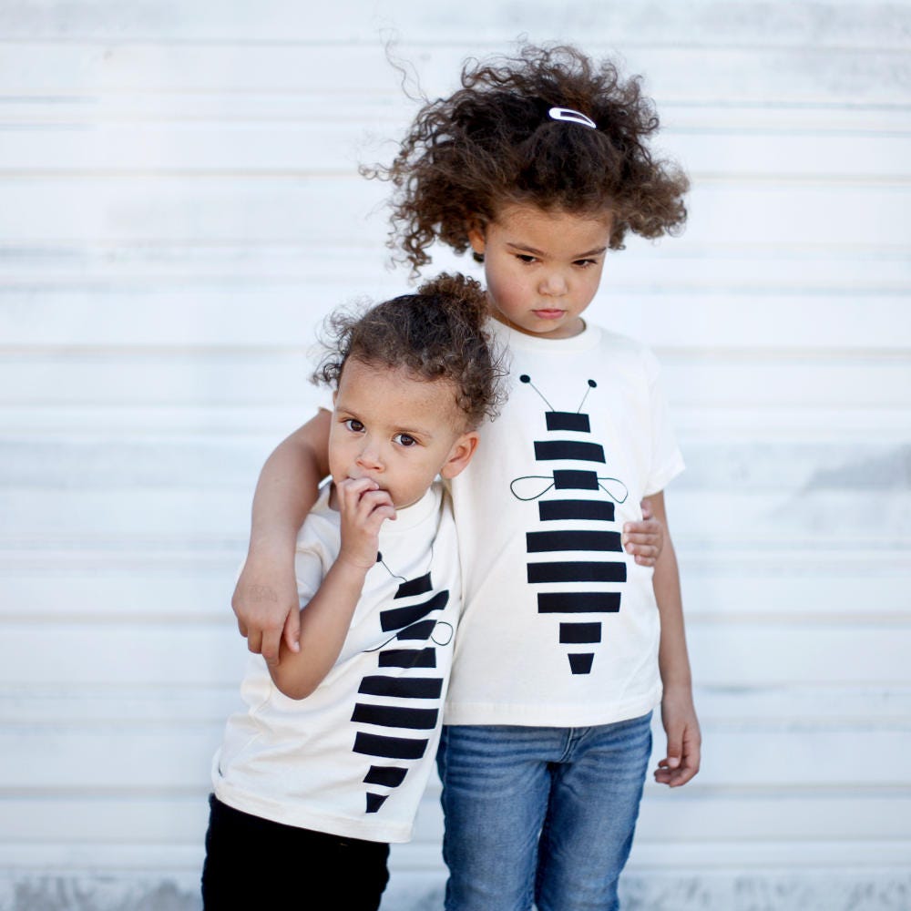Organic Cotton Bumble Bee Honey Bee 