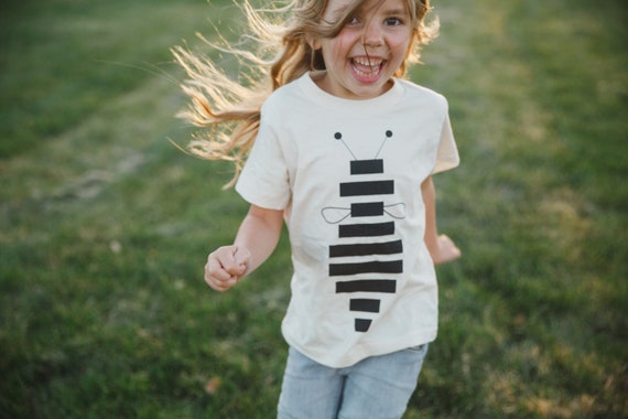 Organic Cotton Bumble Bee Honey Bee 