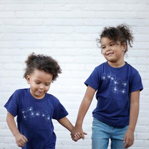 Big Dipper Little Dipper Matching Shirts, Back to School Tee for Kids, Brother Sister Sibling Gift, Celestial Boho T-shirts Graphic Tees image 6