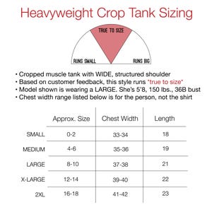 Minimalist Heavyweight Cotton Crop Muscle Tank, Snow Globe Hand Screen-printed Women's Tops afbeelding 3