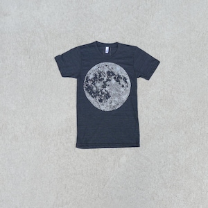 Full Moon Men's T shirt, Solar System Clothing, Father's Day Gift for Him, Supermoon Moon Shirt, Mens Graphic Tees, My Moon My Man image 6