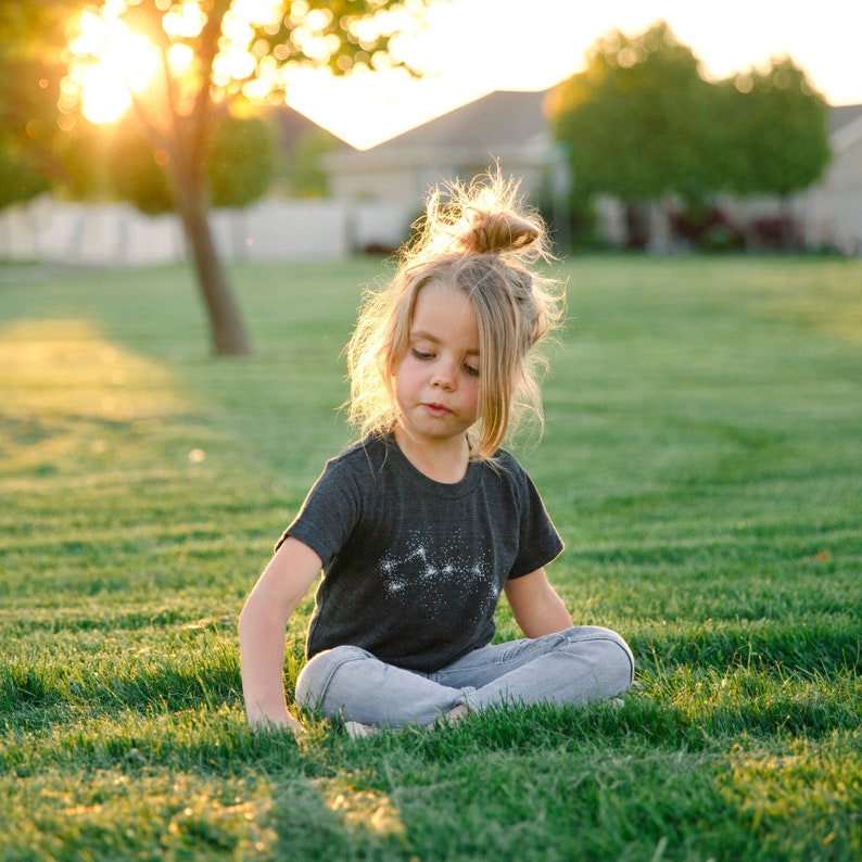 Big und Little Dipper Familien T-Shirts, Shirts für Papa, Herren Kleidung Geschenk, Passende Himmlische Shirts für Papa und Tochter, Passende Outfits für Vater und Sohn Bild 7