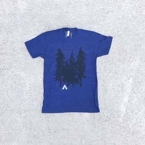 Men's Camping Shirt, Yosemite National Park Graphic Tee, Shirts for Dad, California Travel Gifts for Him, Outdoor Hiking Adventure T-shirt image 5