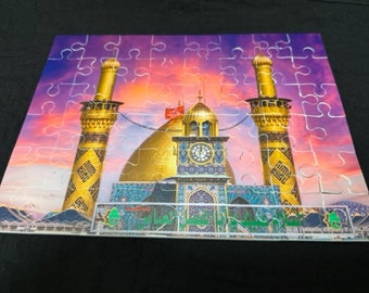 Hazrat Abbas-schrijnpuzzel: Muharram Shia-kunst, kinderactiviteit