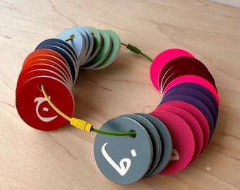 Arabisch Alphabet Flash Cards: Ringgebundenes Lernwerkzeug