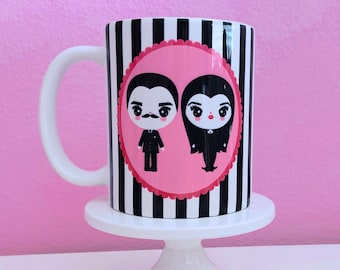 Gomez & Morticia Addams Mug