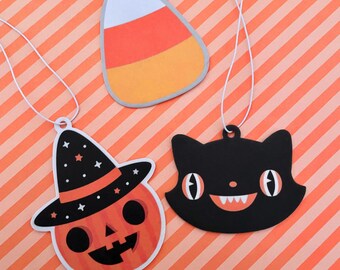 Halloween Air Fresheners - Set of Three