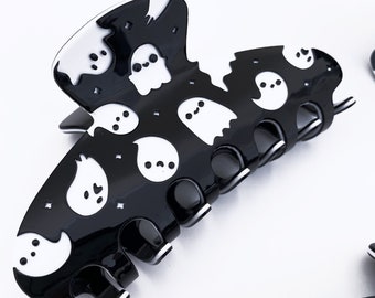 Ghost Friend Claw Clip - Acrylic Jaw Clip