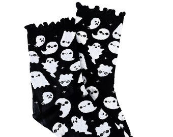 Ghost Friends Lettuce Edge Socks