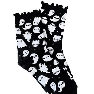 Ghost Friends Lettuce Edge Socks