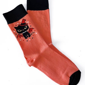 Witch Cat  Socks