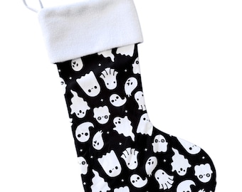 Spooky Ghost Christmas Stocking