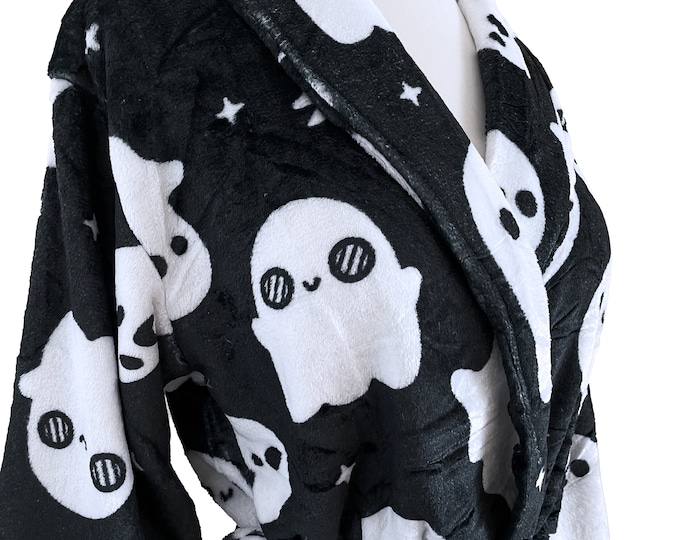 Ghost Friends Bath Robe - Sizes S to 3X - Etsy