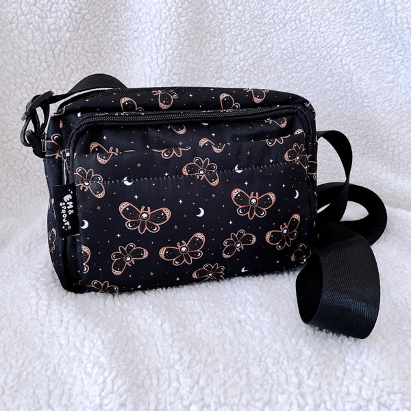 Death's Head Moth Crossbody Bag