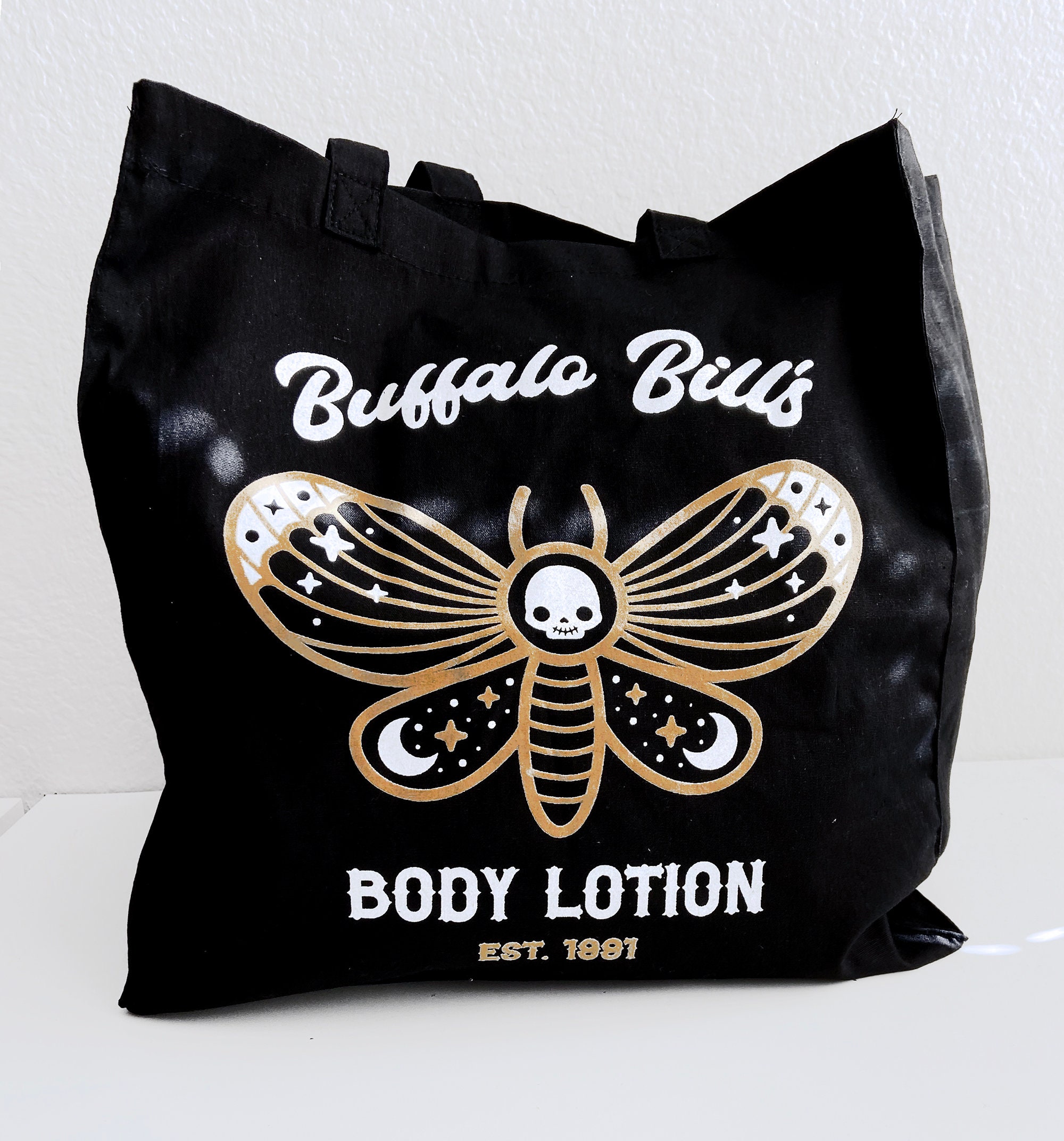 Buffalo Bill's Body Lotion Death Head Moth Grocery Shopping Tote …