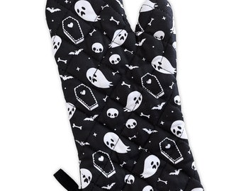 Ghosts and Coffin Oven Mitt