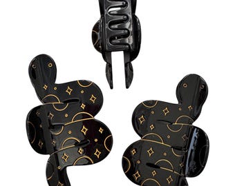 Slithering Snake Claw Clip - Black