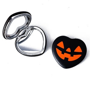 Black Jack O Lantern Pocket Mirror