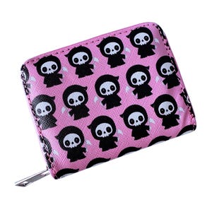 Cartera con estampado de la Parca
