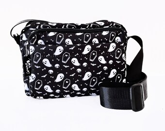 Ghost & Coffin Crossbody Bag