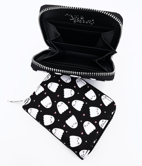 Ghosts Hearts Wallet Etsy