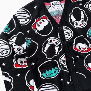Monster Cuties Strickjacke - Damen Größen S-3X