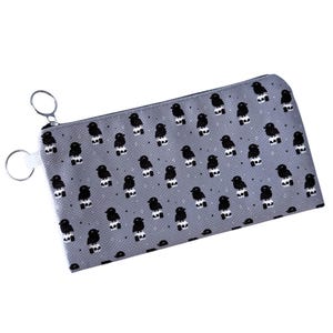 Crow & Skull Zipper Pouch
