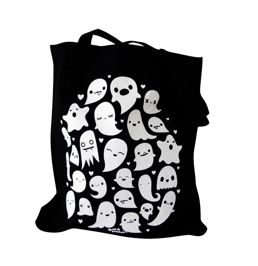 GHOST Tote Bag - Kawaii Ghosts Totebag Purse
