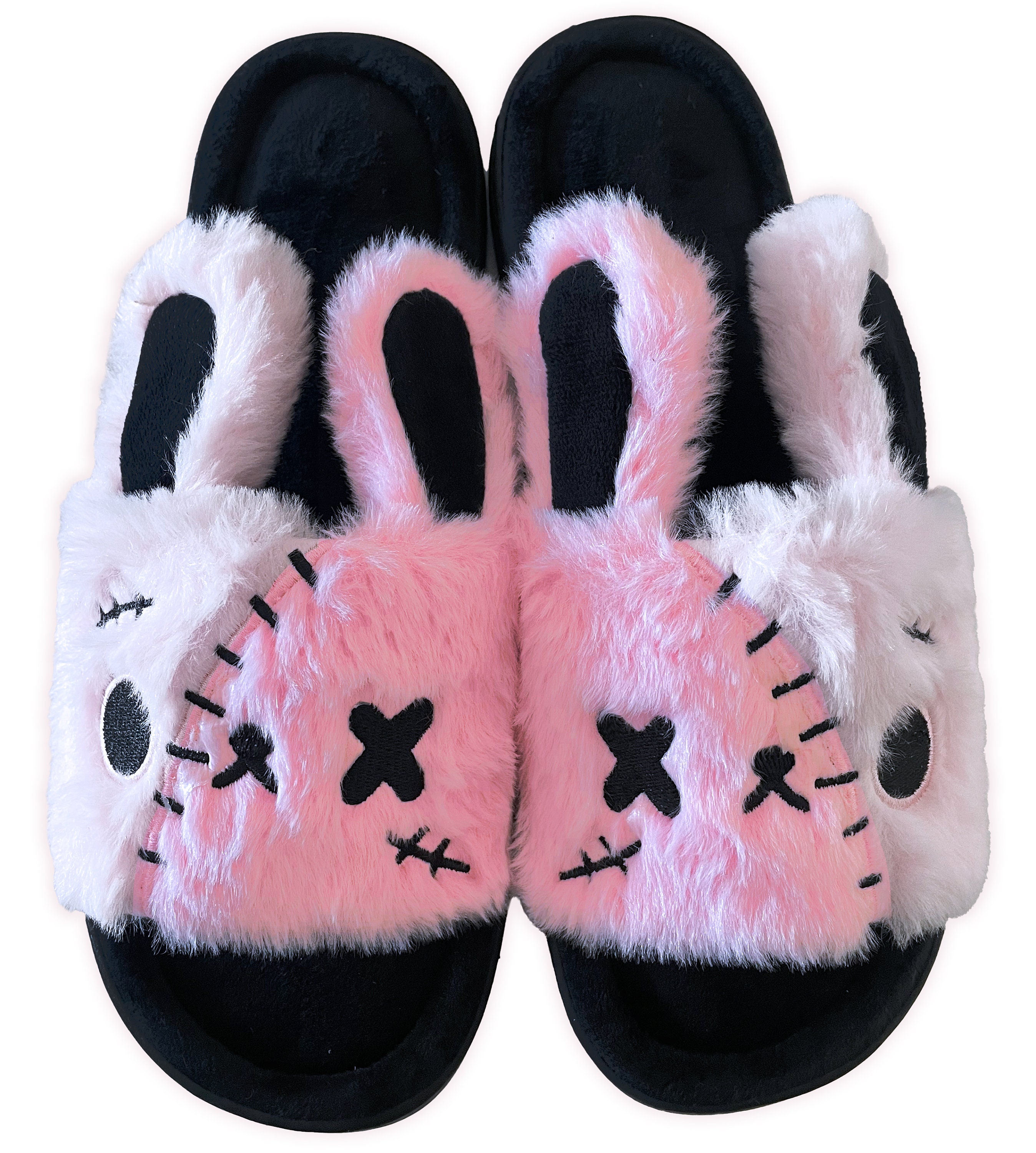 Pink Plush Slippers - Pinktini