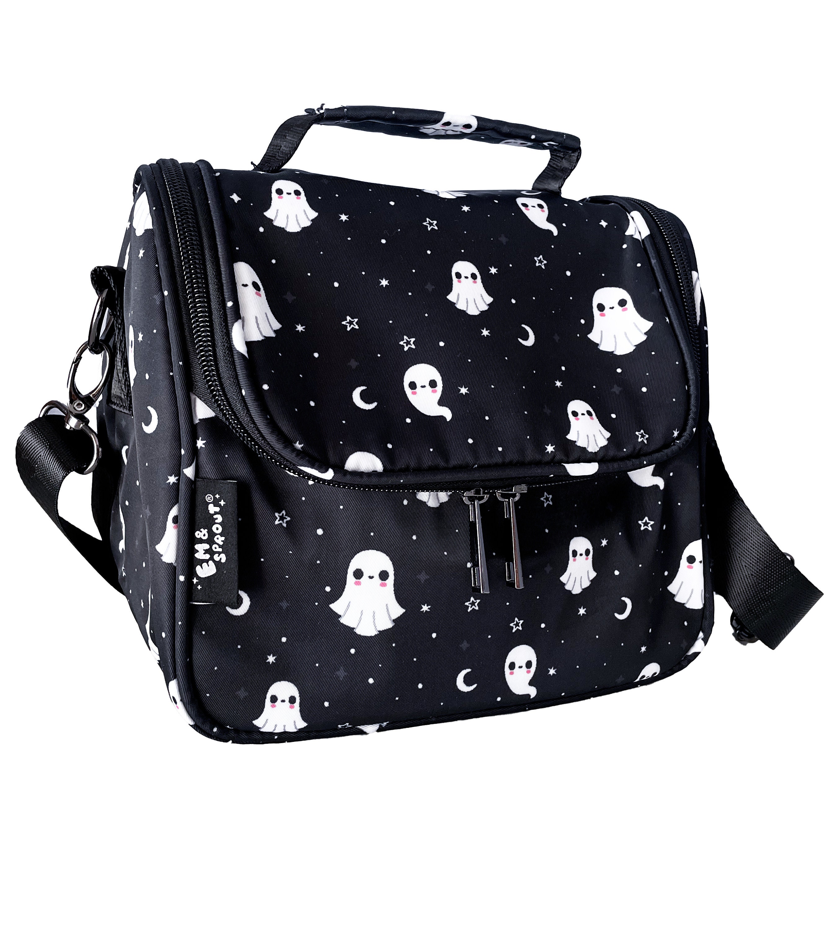 ? Cute Happy Ghost Bag Em & Sprout Backpack Crossbody Convertible Halloween il_fullxfull.5360837688_expo.jpg main image 2