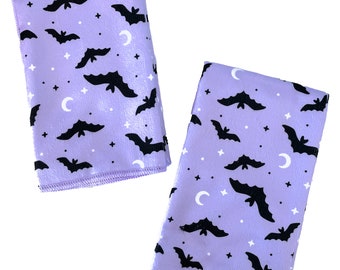 Lavender Bat Terry Towel - Set of TWO