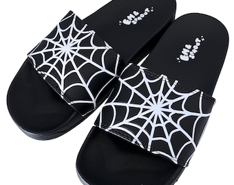 Spiderweb Slides Womens Sizes 6 - 11