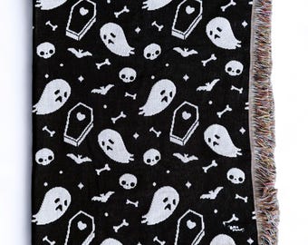 Spooky Spirits Woven Blanket 50" x 60"
