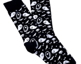 Ghost and Coffin Socks