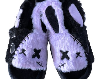 Franken Bunny Slippers - Choose Your Size!