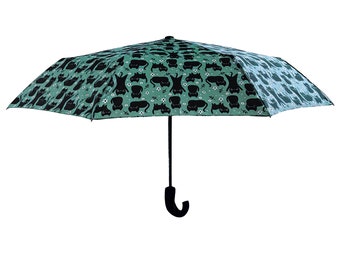 Floral Cat Umbrella