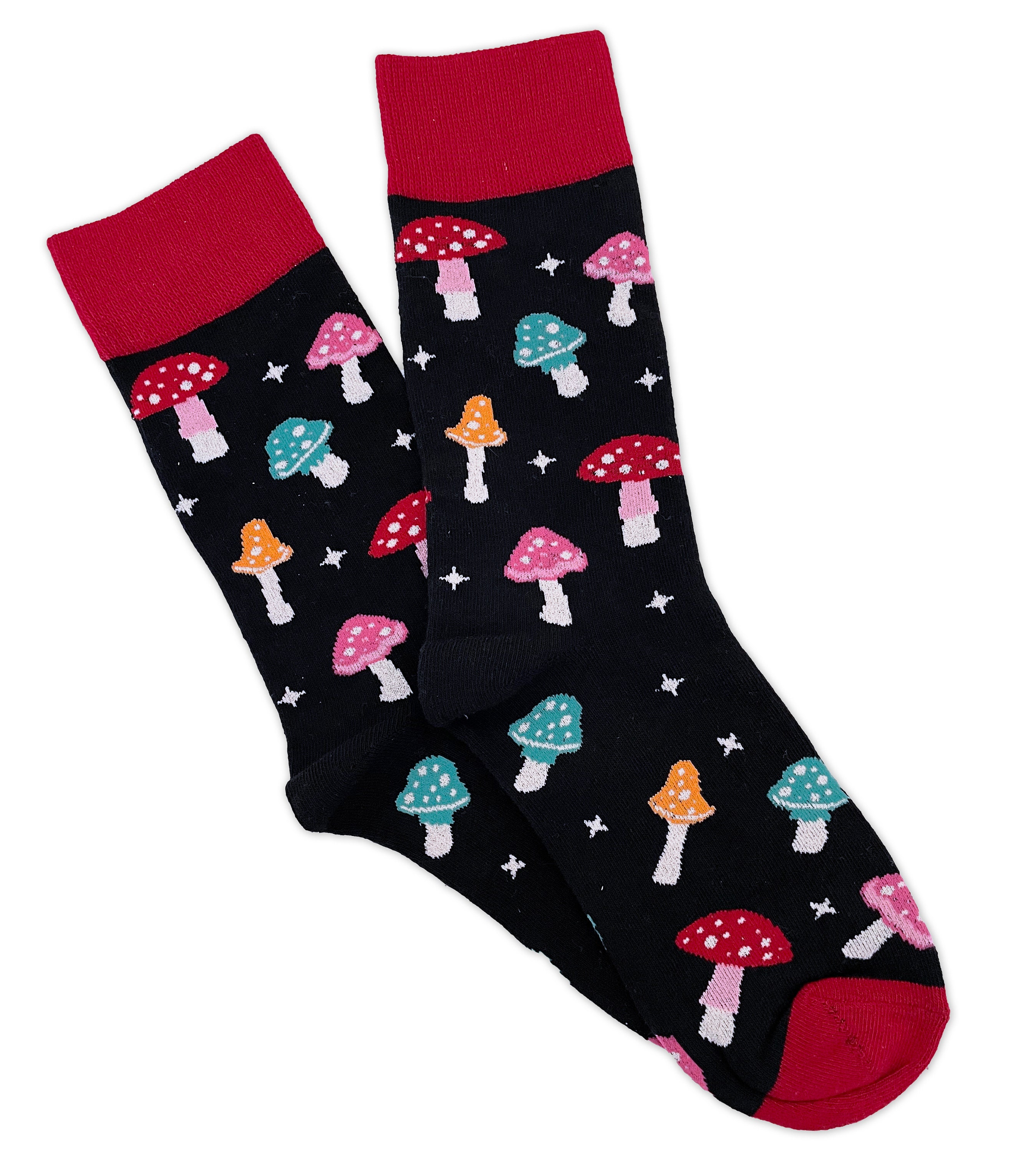 Magic Mushroom Socks Etsy