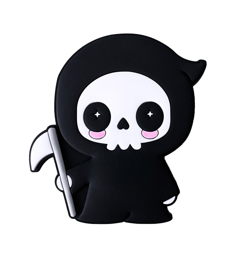 Grim Reaper PVC Rubber Magnet - Etsy