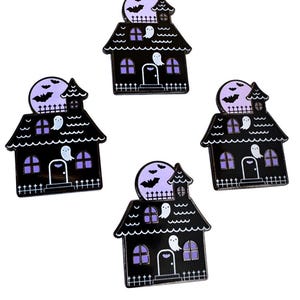 Haunted House Enamel Pin