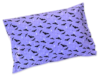 Purple Bat  - Standard Sized Bed Pillow - Individual or Set of TWO