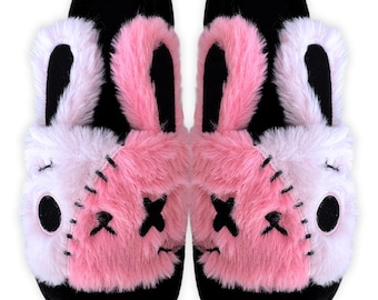 Pantuflas de conejito Frankenstein - Elige tu talla 5-12