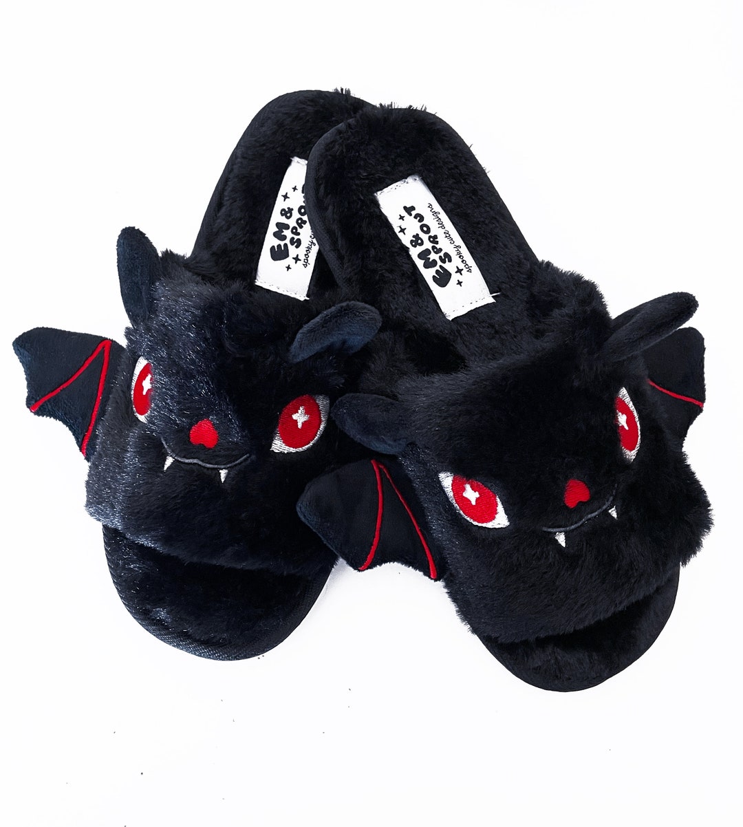 Bat Slippers - Womens Sizes 6 - 12